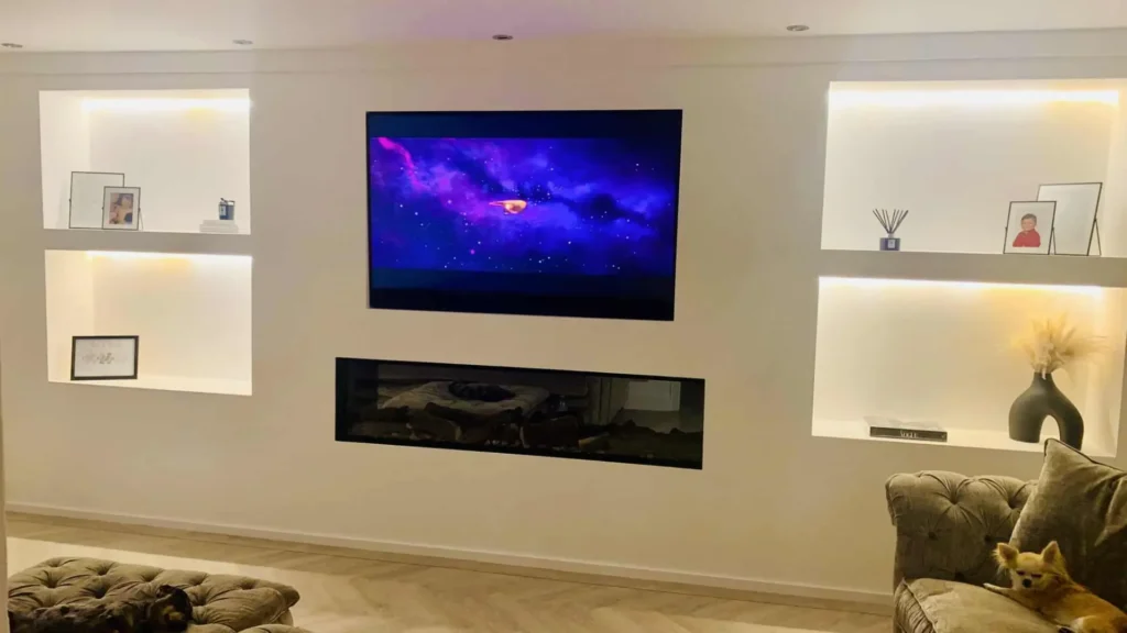 how to build a media wall